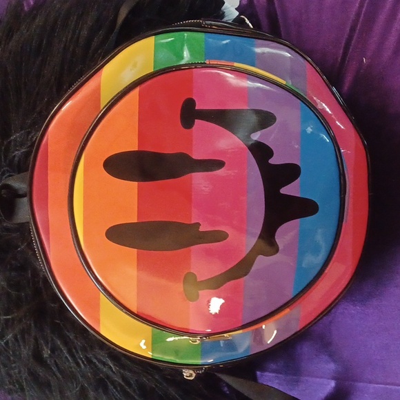 DOLLSKILL CURRENT MOOD PRIDE SMILEY BACKPACK - Picture 1 of 4